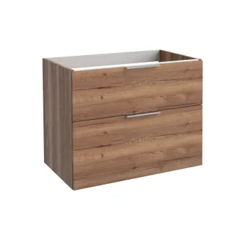 Vannas istabas skapītis Kame Big 80cm 2 atvilknes, bez izlietnes, Tobacco oak BU/8-3DR/19-BIG