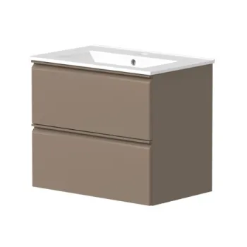 Vannas istabas skapītis Raguvos Baldai Cosmos 61cm, ar izlietni, Cocoa Brown