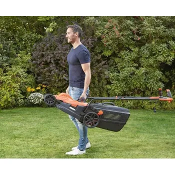 Zāles pļāvējs BLACK+DECKER Elektriskais zāles pļāvējs 1800 W, pļaušanas platums 42 cm BEMW481BH-QS