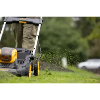 Zāles pļāvējs DeWALT 54 V akumulatora, 53 cm pļaušanas platums, bez akumulatora un lādētāja DCMWP500N