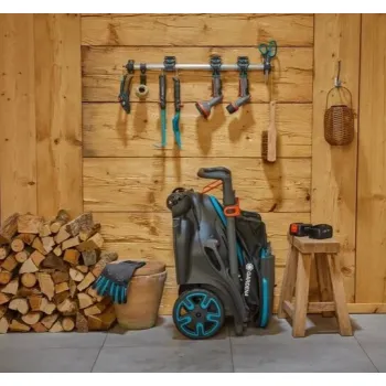 Zāles pļāvējs Gardena 18 V PowerMax Duo 46/36V, pļaušanas platums 46 cm, 2 x P4A PBA 4.0 Ah akumulatori, lādētājs 14646-20