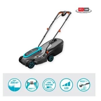 Zāles pļāvējs Gardena 18 V PowerMax, pļaušanas platums 32 cm, 1 x 4,0 Ah akumulators, lādētājs 14632-20