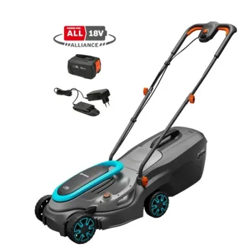Zāles pļāvējs Gardena 18 V PowerMax, pļaušanas platums 32 cm, 1 x 4,0 Ah akumulators, lādētājs 14632-20