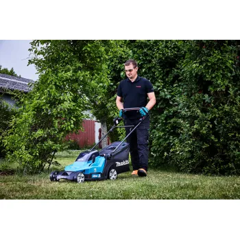 Zāles pļāvējs Makita 18 V akumulatora, 43 cm pļaušanas platums, bez akumulatora un lādētāja DLM432Z