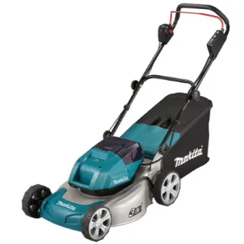 Zāles pļāvējs Makita 18 V akumulatora, 46 cm pļaušanas platums, bez akumulatora un lādētāja DLM463Z