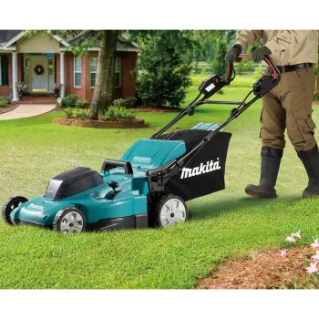 Zāles pļāvējs Makita 18 V akumulatora, 53 cm pļaušanas platums, ar piedziņu, bez akumulatora un lādētāja DLM539Z