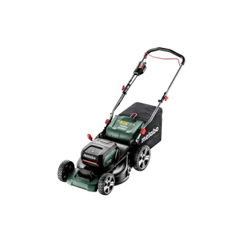 Zāles pļāvējs Metabo  36 V akumulator, 46 cm pļaušanas platums, 2 x 5,2 Ah Li-Power akumulatori, lādētājs 601606650