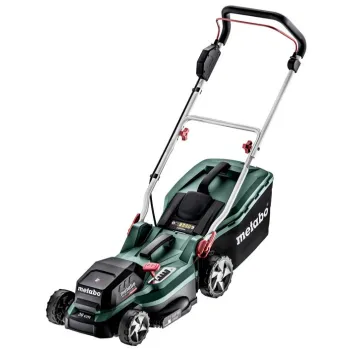 Zāles pļāvējs Metabo  36 V akumulatora zāles pļāvējs, 36 cm pļaušanas platums, 2 x 5,2 Ah Li-Power akumulatori, 2 x lādētājs 601716650