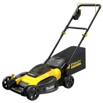 Zāles pļāvējs Stanley 18 V akumulatora, 50 cm pļaušanas platums, 2 x 4,0 Ah akumulatori, lādētājs SFMCMW2651M-QW