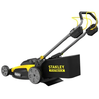 Zāles pļāvējs Stanley 18 V akumulatora, 50 cm pļaušanas platums, ar piedziņu, 2 x 4,0 A akumulatori, lādētājs SFMCMWS251M-QW