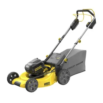Zāles pļāvējs Stanley 54 V akumulatora, 51 cm pļaušanas platums, ar piedziņu, bez akumulatora un lādētāja SFMCMS2653B-XJ