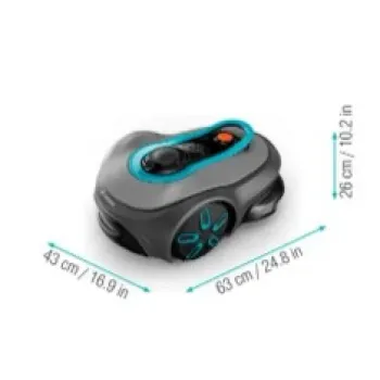 Zāles pļāvējs robots Gardena SILENO Smart SILENO free 800, uzlādes stacija 19922-32