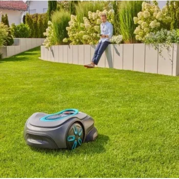 Zāles pļāvējs robots Gardena SILENO Smart SILENO max 1500, uzlādes stacija 19903-32
