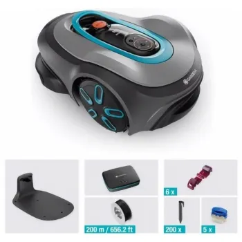 Zāles pļāvējs robots Gardena SILENO Smart SILENO max 1500, uzlādes stacija 19903-32