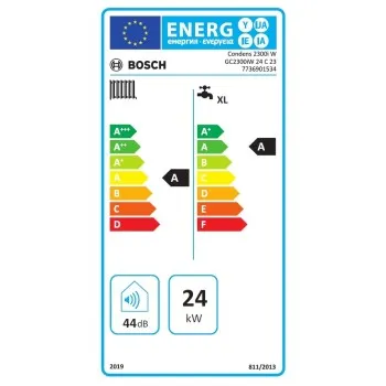 BOSCH Gāzes apkures katls Condens GC2300iW 24/25C, 7736901534 BOSCH Gāzes apkures katls Condens GC2300iW 24/25C, 7736901534