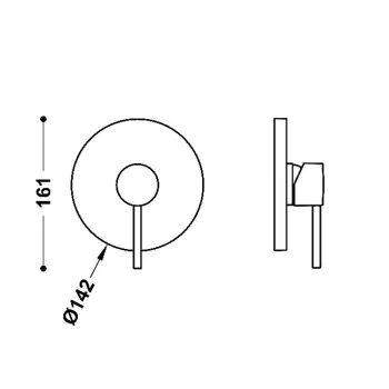 Dušas maisītājs Study exclusive TRES Dušas iebūvējams 26227810