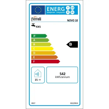 Ferroli NOVO Elektriskais ūdens sildītājs 10 L, virs izlietnes