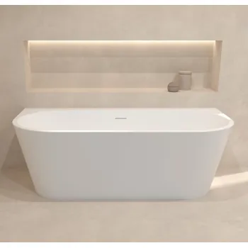 Brīvi stāvoša Vanna O'Design BOHEME-M 1700x800mm H=585mm Akrila, Balta Matēta