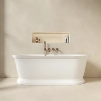 Brīvi stāvoša Vanna O'Design ILIADE 1695x800mm H=585mm Akrila, Balta Matēta