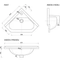Vannas istabas izlietne  Armando D50 001-D-05005 L1600, 15379953 OUTLET