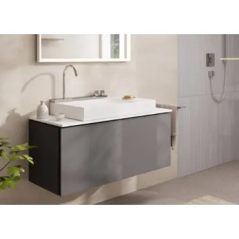 Vannas istabas izlietnes komplekts Hansgrohe Avalegra - izlietne 78x48 cm, ar termostatisko jaucējkrānu un dušu, 2 strūklas, hroms 22473000