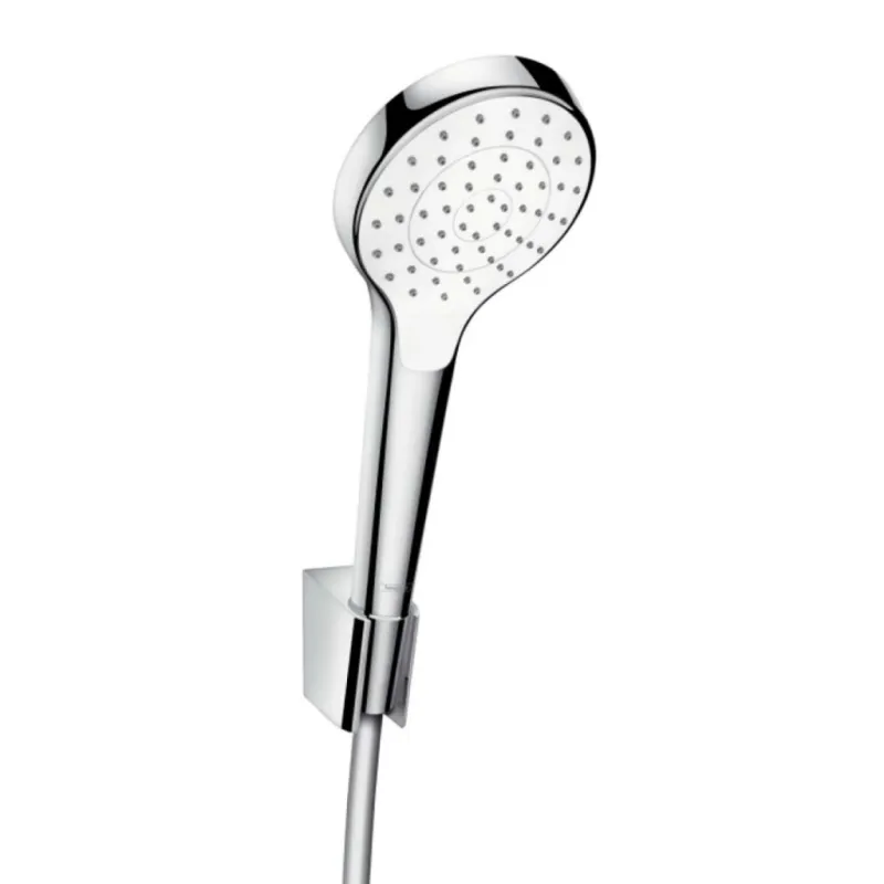 Dušas klausule Hansgrohe Croma Select S Rokas Dušas, turētāja un šļūtenes komplekts 1,25 m, balts/hroms 26420400