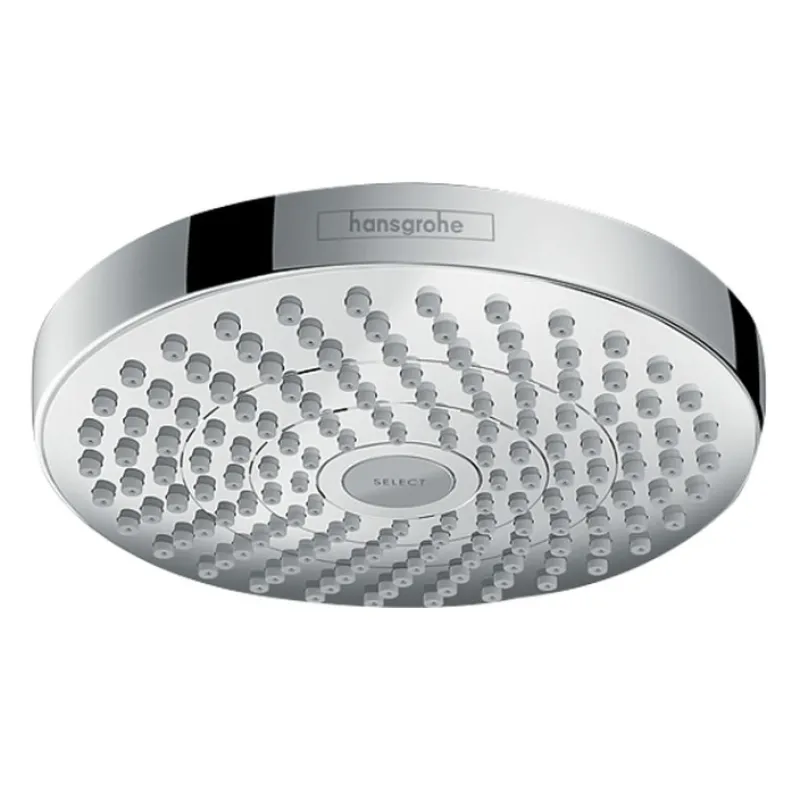 Dušas galva Hansgrohe Croma Select S 180mm, 2 plūsmas, EcoSmart 9 l/min, hroms 26523000