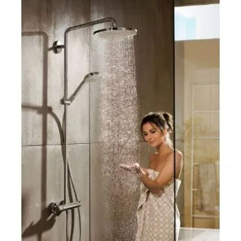 Dušas galva Hansgrohe Croma Select S 180mm, 2 plūsmas, EcoSmart 9 l/min, hroms 26523000
