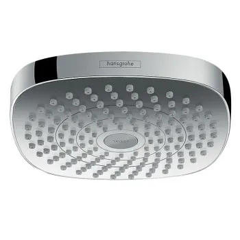 Dušas galva Hansgrohe Croma Select E, 180mm, 2 plūsmas, EcoSmart 9 l/min, hroms 26528000