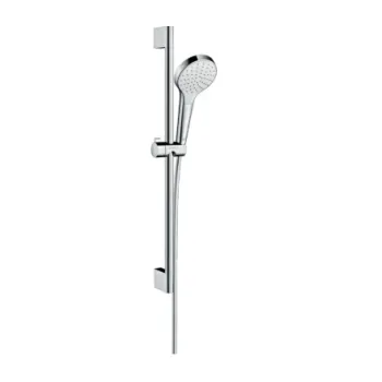 Dušas komplekts Hansgrohe Croma Select S, 1jet 0.65 m, balts/hroms 26564400