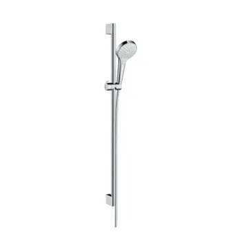 Dušas komplekts Hansgrohe Croma Select S Vario EcoSmart 9 l/min 0,90 m, balts/hroms 26573400