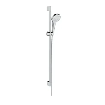 Dušas komplekts Hansgrohe Croma Select S, 1jet 0,90 m, balts/hroms 26574400