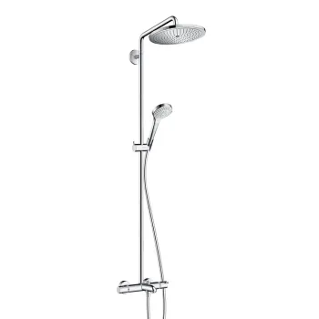 Dušas sistēma Hansgrohe Croma Select termostatiskā vannas maisītājs 280 Showerpipe ar piederumiem, hroms 26792000