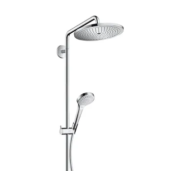 Dušas sistēma Hansgrohe Croma Select termostatiskā vannas maisītājs 280 Showerpipe ar piederumiem, hroms 26792000