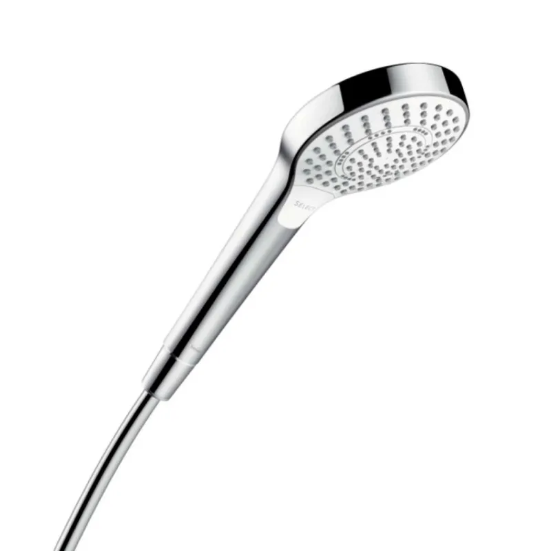 Dušas klausule Hansgrohe Croma Select S - Multi rokas dušas, 3 plūsmas, balta/hroma 26800400