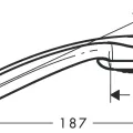 Dušas klausule Hansgrohe Croma 100 Vario dušas galva, 4 plūsmas, EcoSmart, hroms 28537000