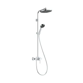 Dušas Sistēma Hansgrohe Activera S D 24 cm, 2 plūsmas veidi, EcoSmart, hroms 28875000