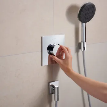Dušas maisītājs Hansgrohe Ecostat Comfort E ar termostatu iebūvējams, 1 ierīce, hroms 33710000