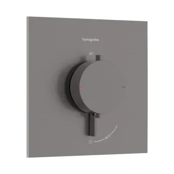 Dušas maisītājs Hansgrohe Ecostat Comfort E ar termostatu iebūvējams, birstēts melns hroms 33710340