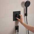 Dušas maisītājs Hansgrohe Ecostat Comfort E ar termostatu iebūvējams, matēti melns 33710670