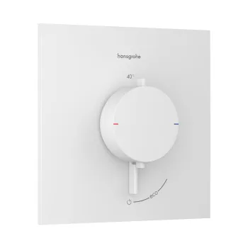 Dušas maisītājs Hansgrohe Ecostat Comfort E ar termostatu iebūvējams, matēti balts 33710700