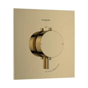 Dušas maisītājs Hansgrohe Ecostat Comfort E ar termostatu iebūvējams, pulēta zelta krāsa 33710990