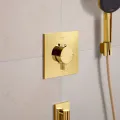 Dušas maisītājs Hansgrohe Ecostat Comfort E ar termostatu iebūvējams, pulēta zelta krāsa 33710990