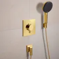 Dušas maisītājs Hansgrohe Ecostat Comfort E ar termostatu iebūvējams, pulēta zelta krāsa 33710990
