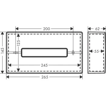 Salvešu dozators Hansgrohe AddStoris birstēts melns hroms 41774340