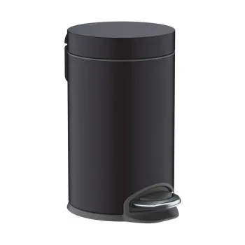 Atkritumu tvertne Hansgrohe AddStoris, 3 l, Soft Close vāks, matēti melna 41775670