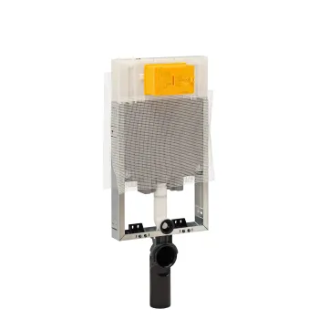 Tualetes poda komplekts Sanindusa Sansimple rāmis + Hromēta skalošanas poga PL01