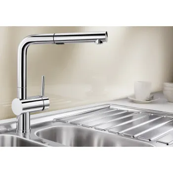 Virtuves maisītājs BLANCO LINUS-S Vario Hromēts HD 518406