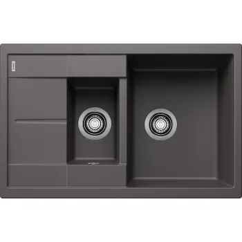 Virtuves Izlietne BLANCO METRA 6 S compact SILG PDUR Rock grey M. AF SILGRANIT™, PuraDur™, Akmeņu pelēka 518876