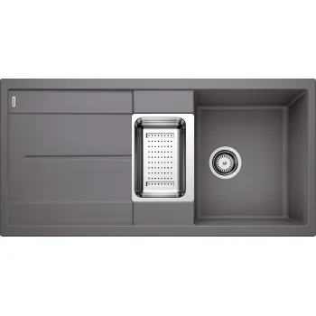 Virtuves Izlietne BLANCO METRA 6 S SILG PDUR Rock grey M.ZUB M.AF SILGRANIT™, PuraDur™, Akmeņu pelēka 518877